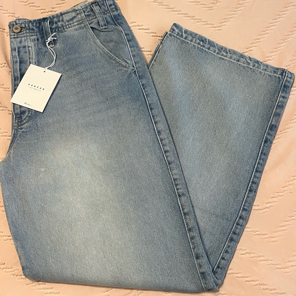 Kancan Arlington High Rise 90s Wide Leg Flare Jeans